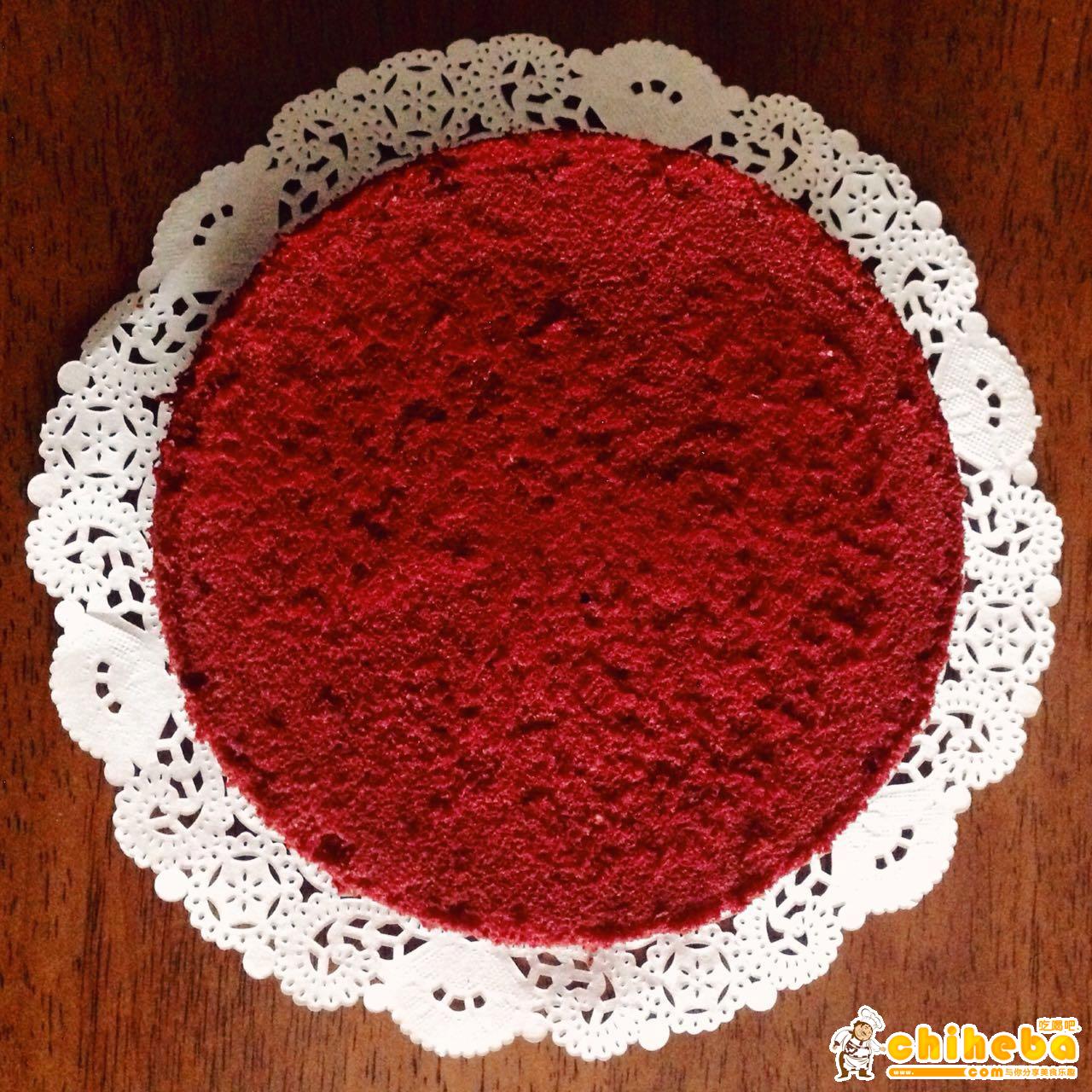暖心红丝绒蛋糕［6寸绵软戚风版 ］的做法 步骤15